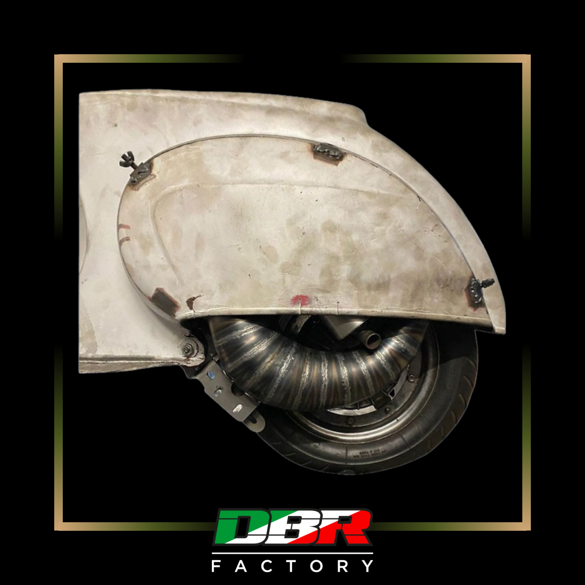 Marmitta Vespa DBR Unisex Curly - DBR Factory