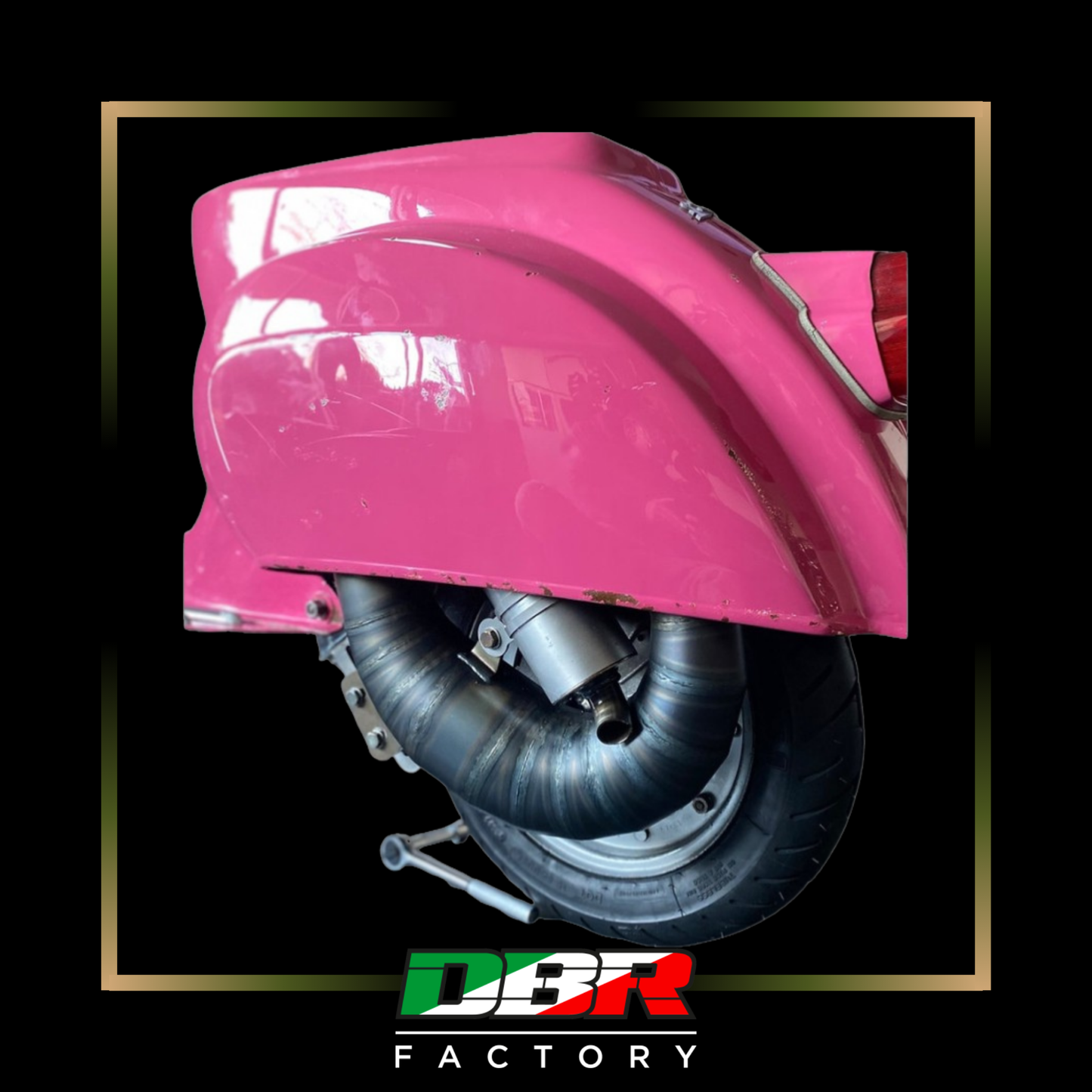 Marmitta Vespa DBR Mamba "S" - DBR Factory