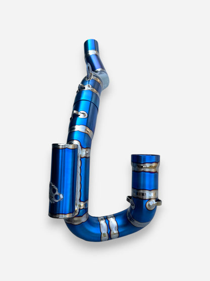 Collettore di Scarico DBR 4T Titanium + Powerbomb - KTM: EXC-F 450 (2017-2019), Husqvarna: 450 FE (2017-2019) - DBR Factory