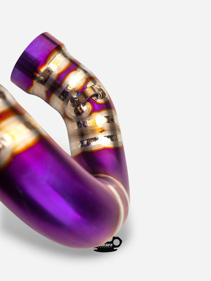 Collecteur d'échappement DBR 4T Titanium + Powerbomb - KTM: EXC-F 450 (2020-2023), Husqvarna: 450 FE (2020-2023) et Husqvarna: 501 FE (2020-2023)