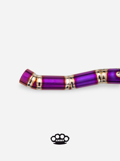 Collecteur d'échappement DBR 4T Titanium + Powerbomb - KTM: EXC-F 450 (2020-2023), Husqvarna: 450 FE (2020-2023) et Husqvarna: 501 FE (2020-2023)