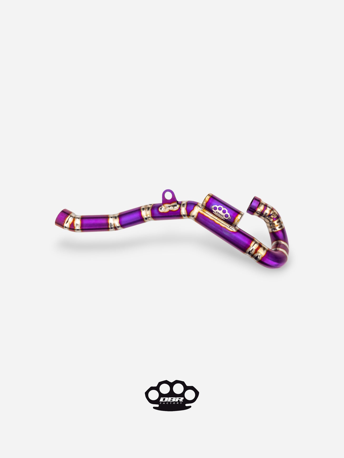 Collecteur d'échappement DBR 4T Titanium + Powerbomb - KTM: EXC-F 450 (2020-2023), Husqvarna: 450 FE (2020-2023) et Husqvarna: 501 FE (2020-2023)