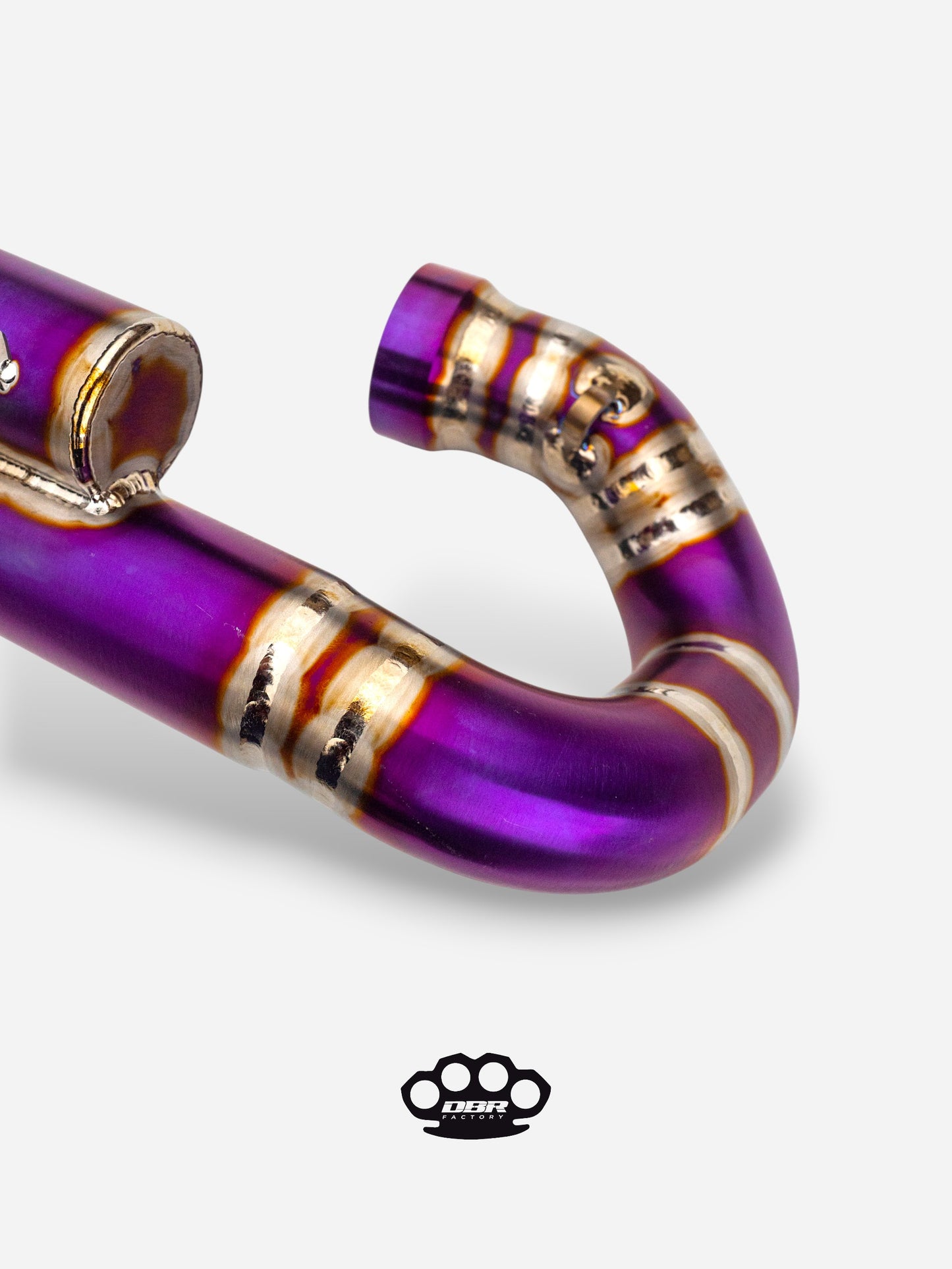 Collecteur d'échappement DBR 4T Titanium + Powerbomb - KTM: EXC-F 450 (2020-2023), Husqvarna: 450 FE (2020-2023) et Husqvarna: 501 FE (2020-2023)