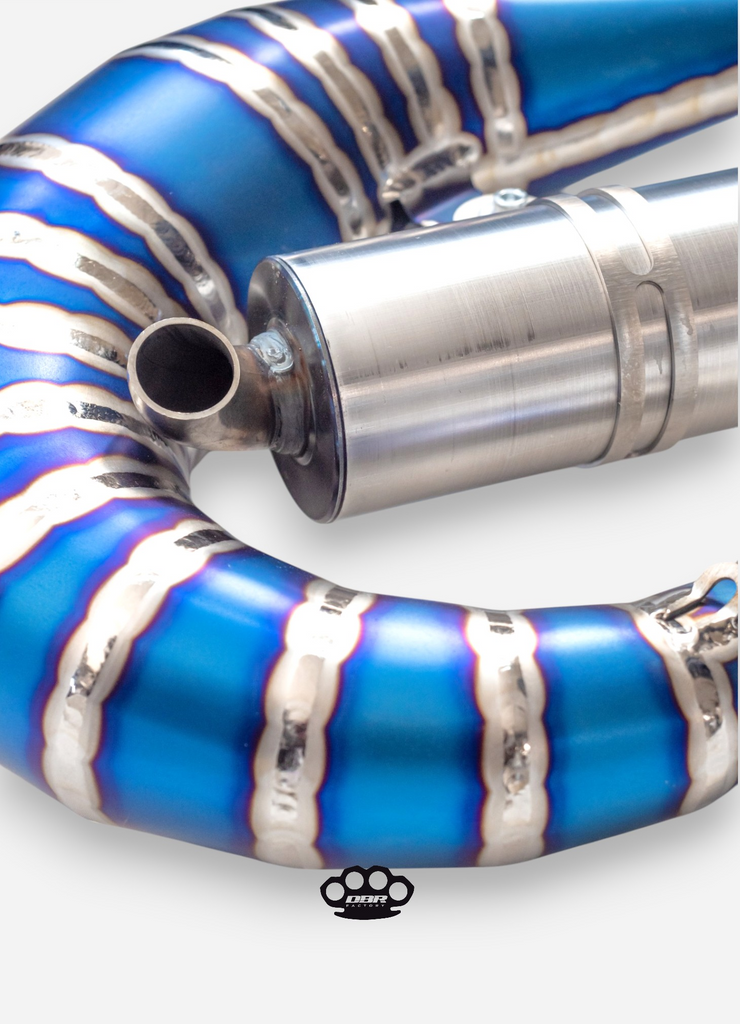 DBR Marmitta in Titanio Vespa Mamba "S"