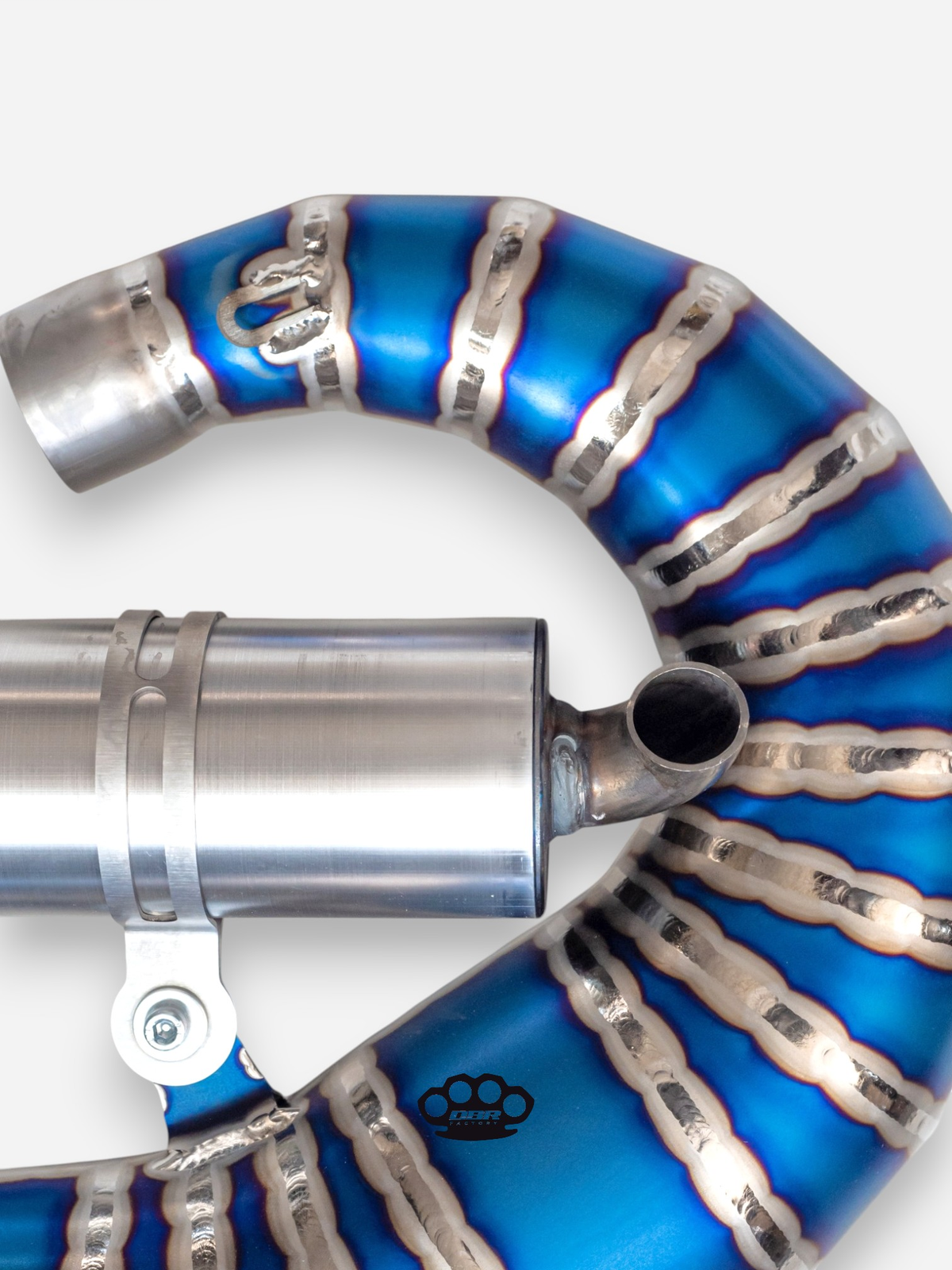 DBR Pot d'échappement en Titane Vespa Mamba S