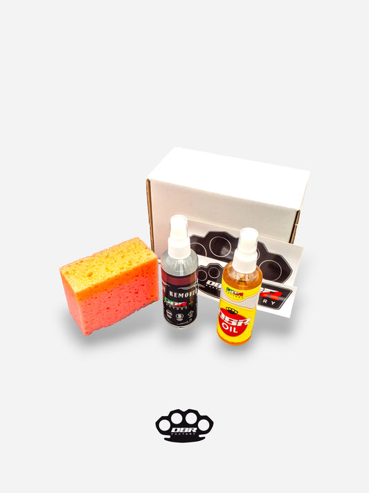 DBR Care Kit Classic - Anti-rust Oil + Rust Remover + Sponge & Stickers