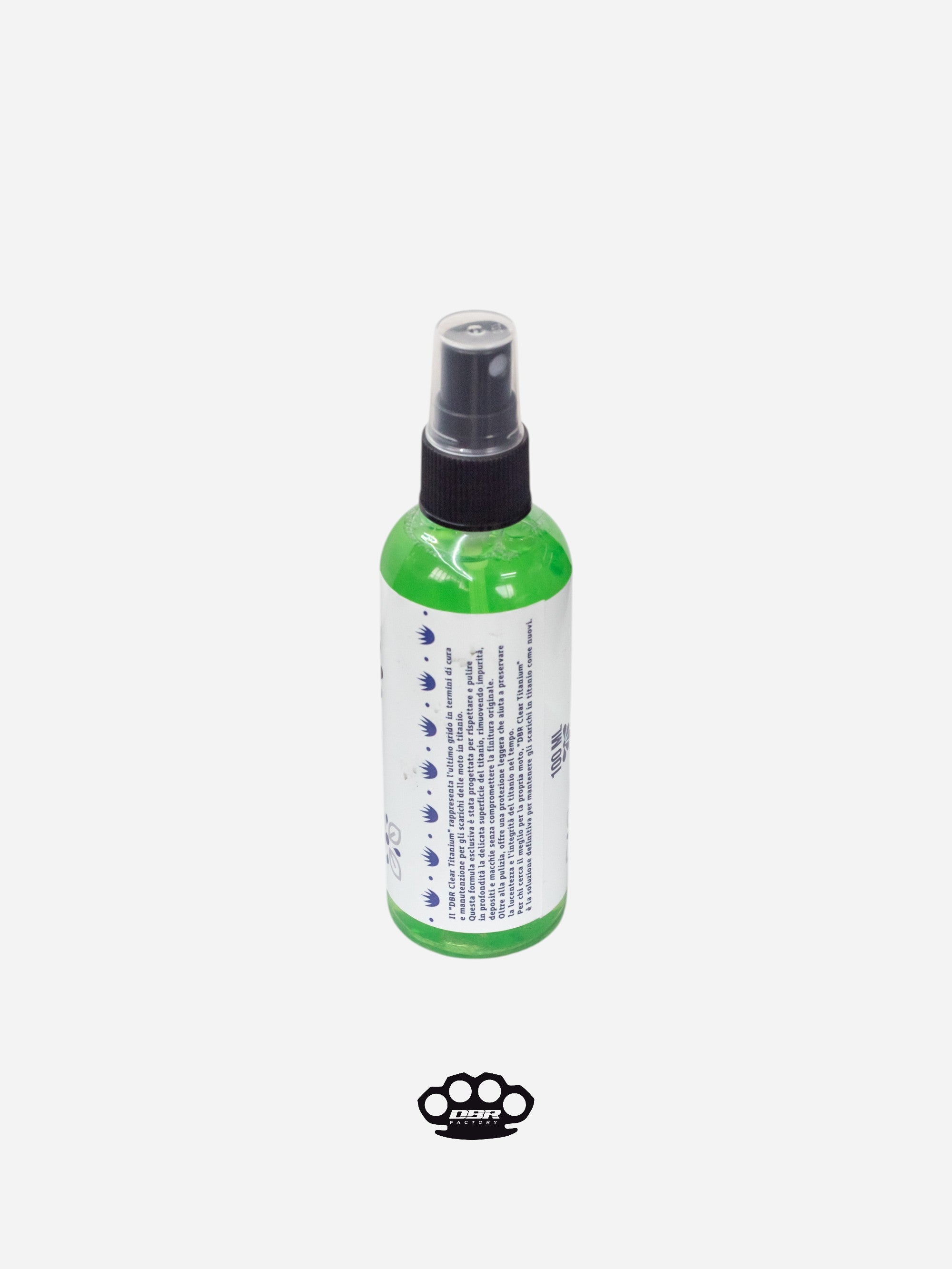 DBR Clear Titanium - Spray Nettoyant pour Échappements en Titane et Acier