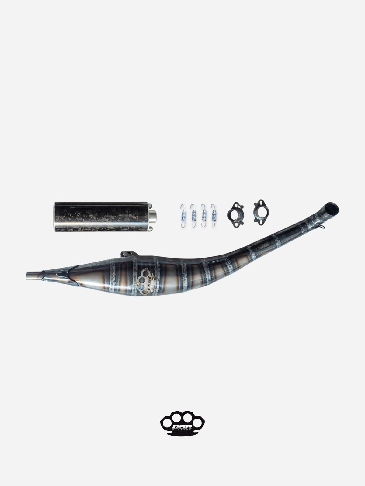 DBR Pot d'Échappement GP01 pour Simonini 4P - Groupes Thermiques Scooter