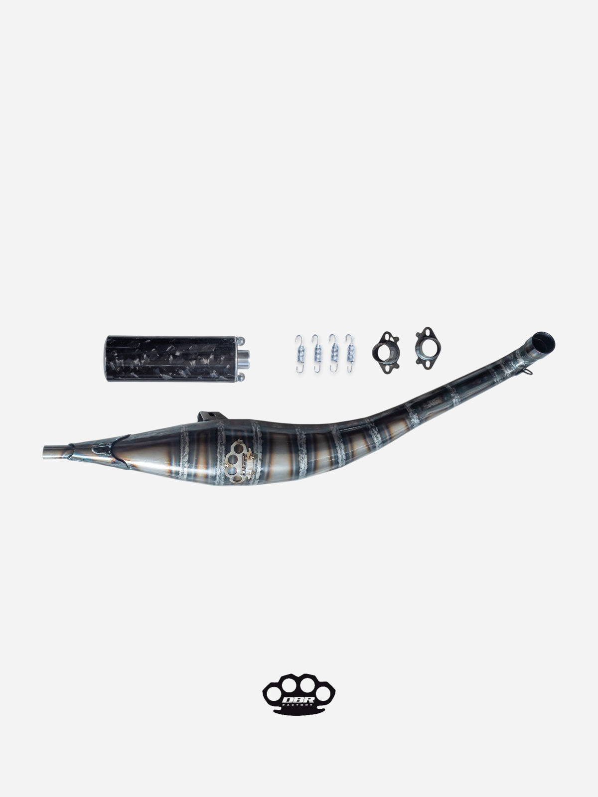 DBR Pot d'Échappement GP01 pour Simonini 4P - Groupes Thermiques Scooter