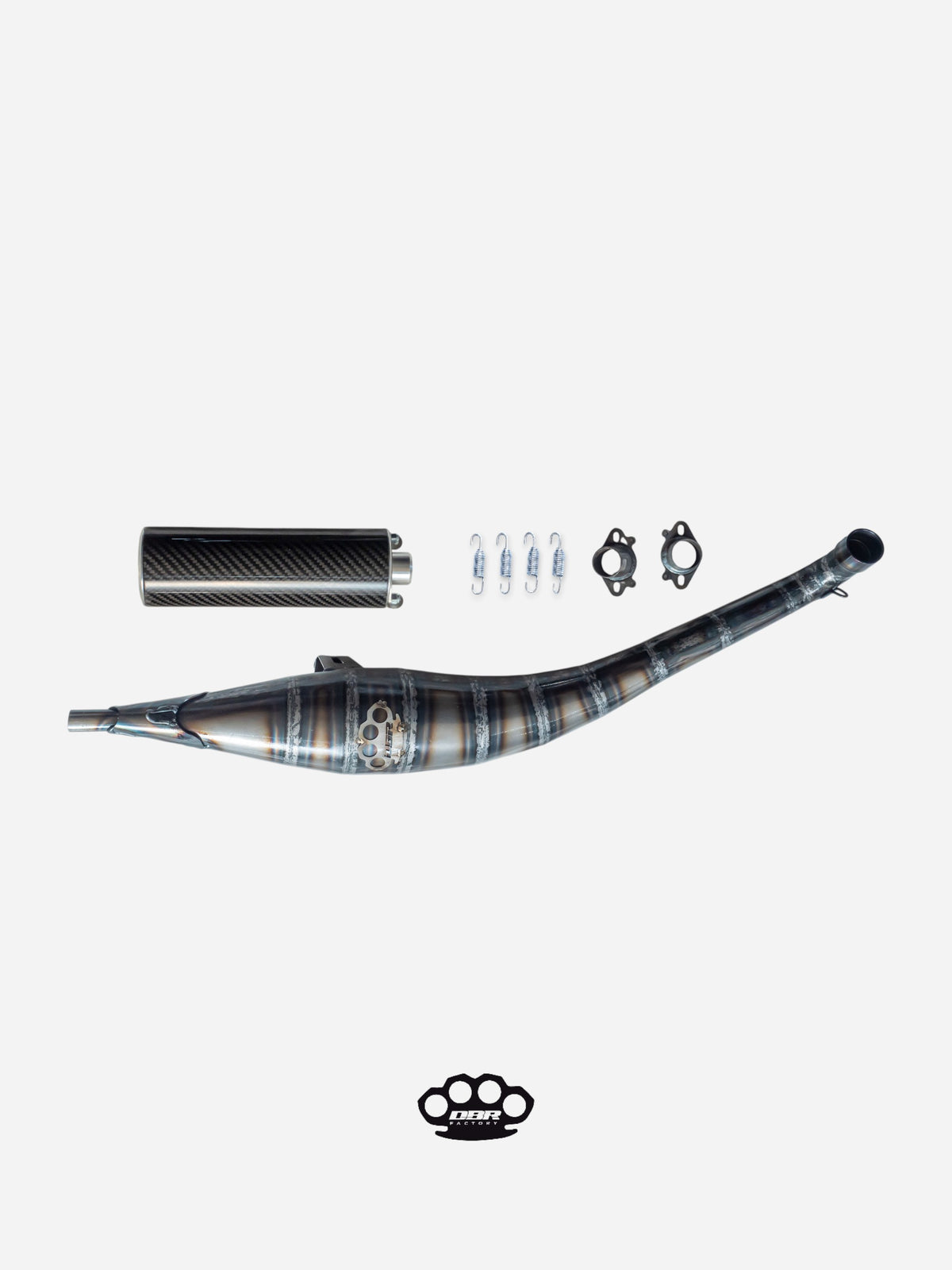 DBR Pot d'Échappement GP01 pour Simonini 4P - Groupes Thermiques Scooter