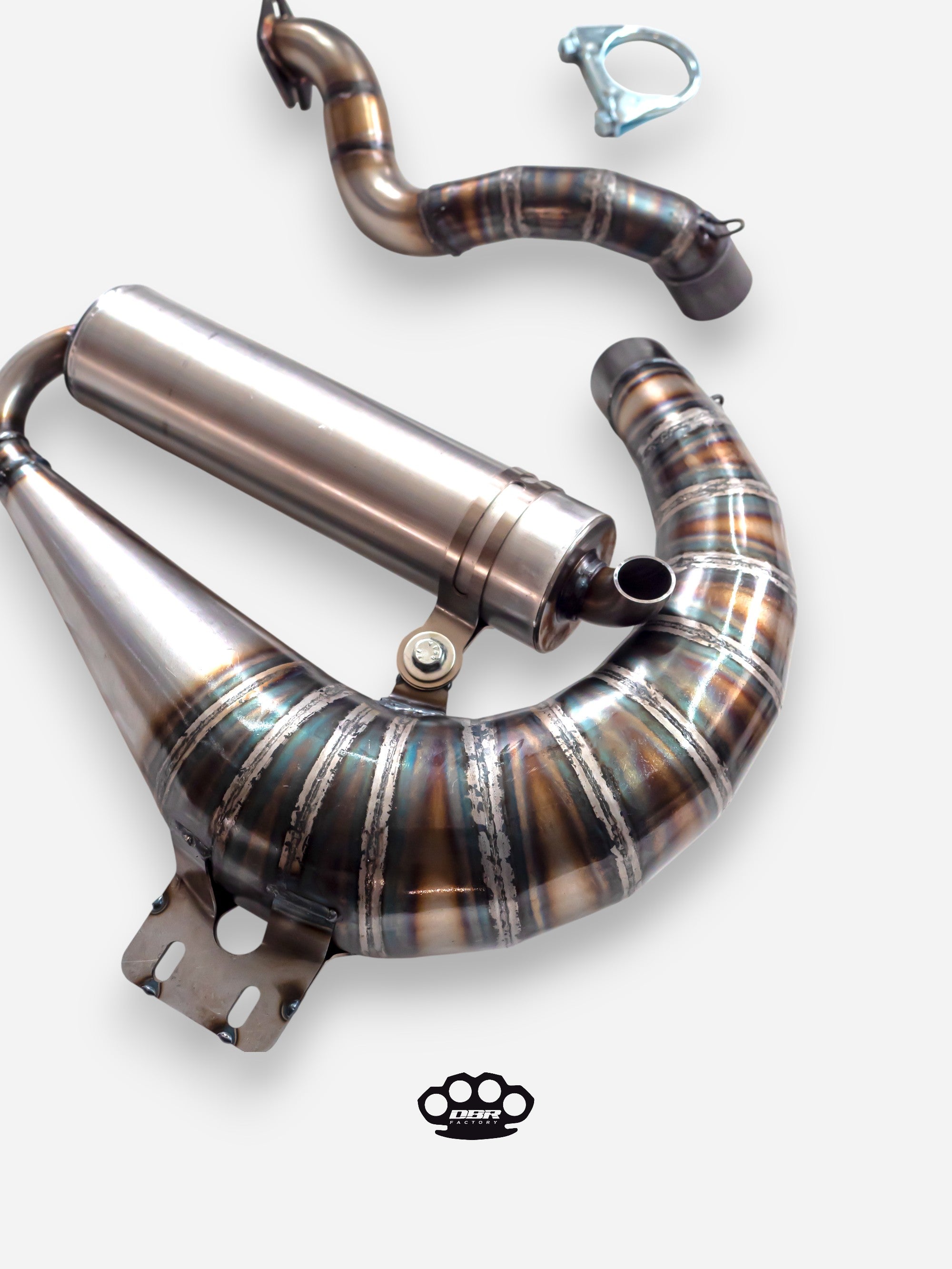 DBR Marmitta Vespa Unisex Curly - DBR Factory