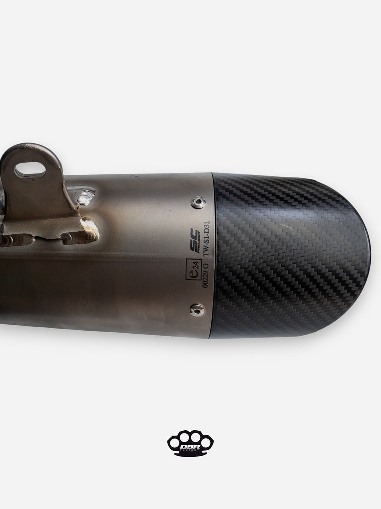 DBR Coppia Terminali in Titanio DUCATI HYPERMOTARD 950 - SP 2019-2023 - DBR Factory