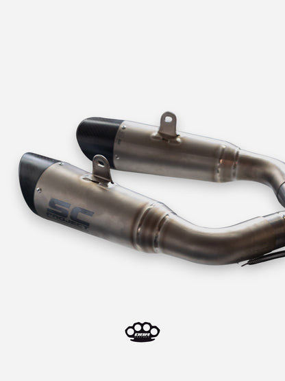DBR Scarico Completo in Titanio DUCATI HYPERMOTARD 950 - SP 2019-2023