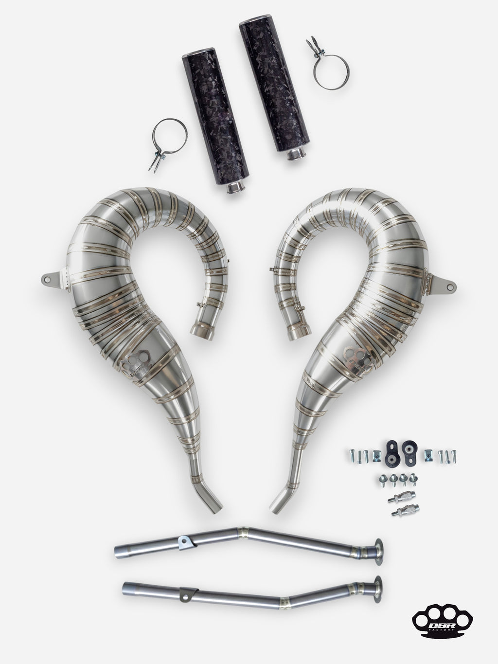 DBR Complete Titanium Exhaust for YAMAHA BANSHEE 350CC ATV 1988–2009