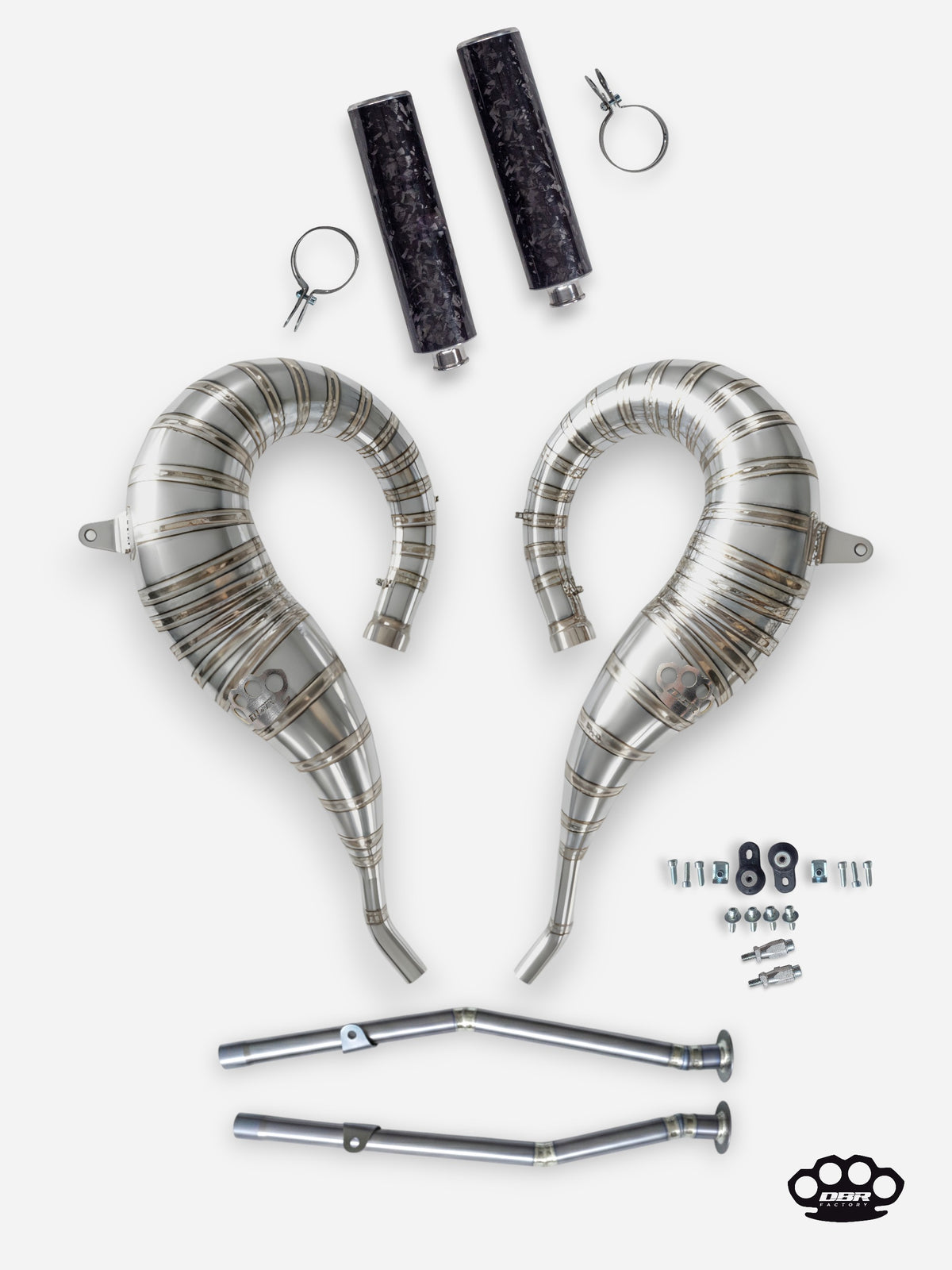 DBR Échappement Titane pour YAMAHA BANSHEE Big Bore 525cc 1988–2009