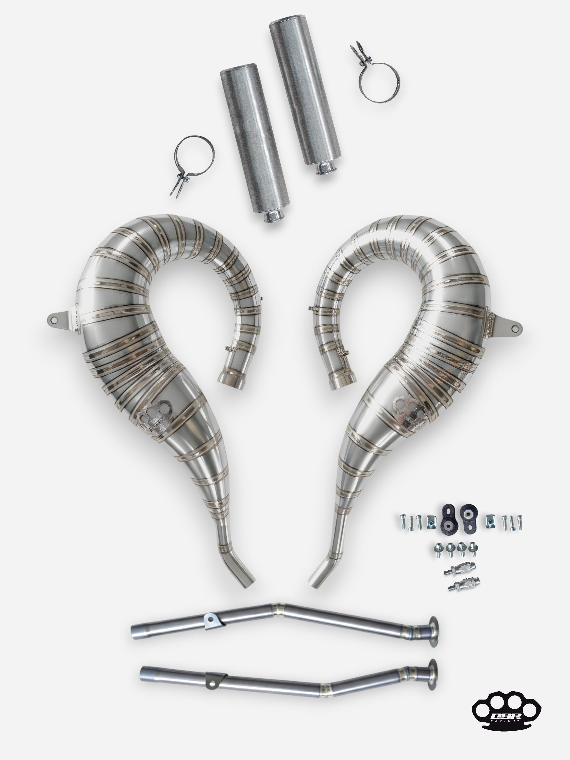 DBR Complete Titanium Exhaust for YAMAHA BANSHEE 350CC ATV 1988–2009