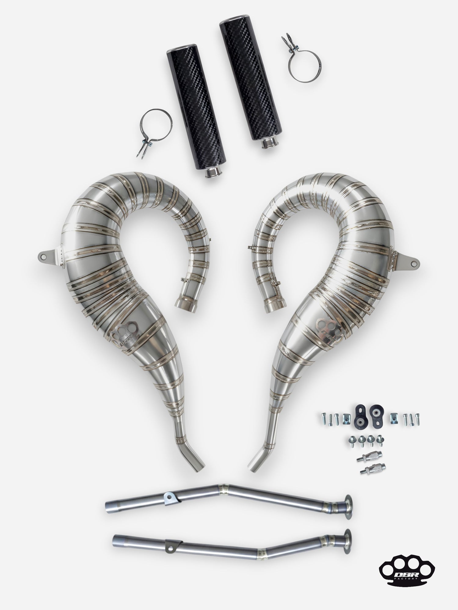 DBR Échappement Titane pour YAMAHA BANSHEE Big Bore 525cc 1988–2009