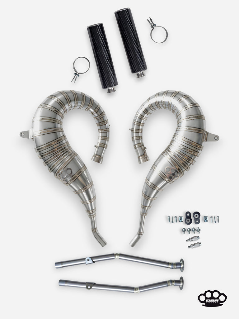 DBR Échappement Titane pour YAMAHA BANSHEE Big Bore 525cc 1988–2009