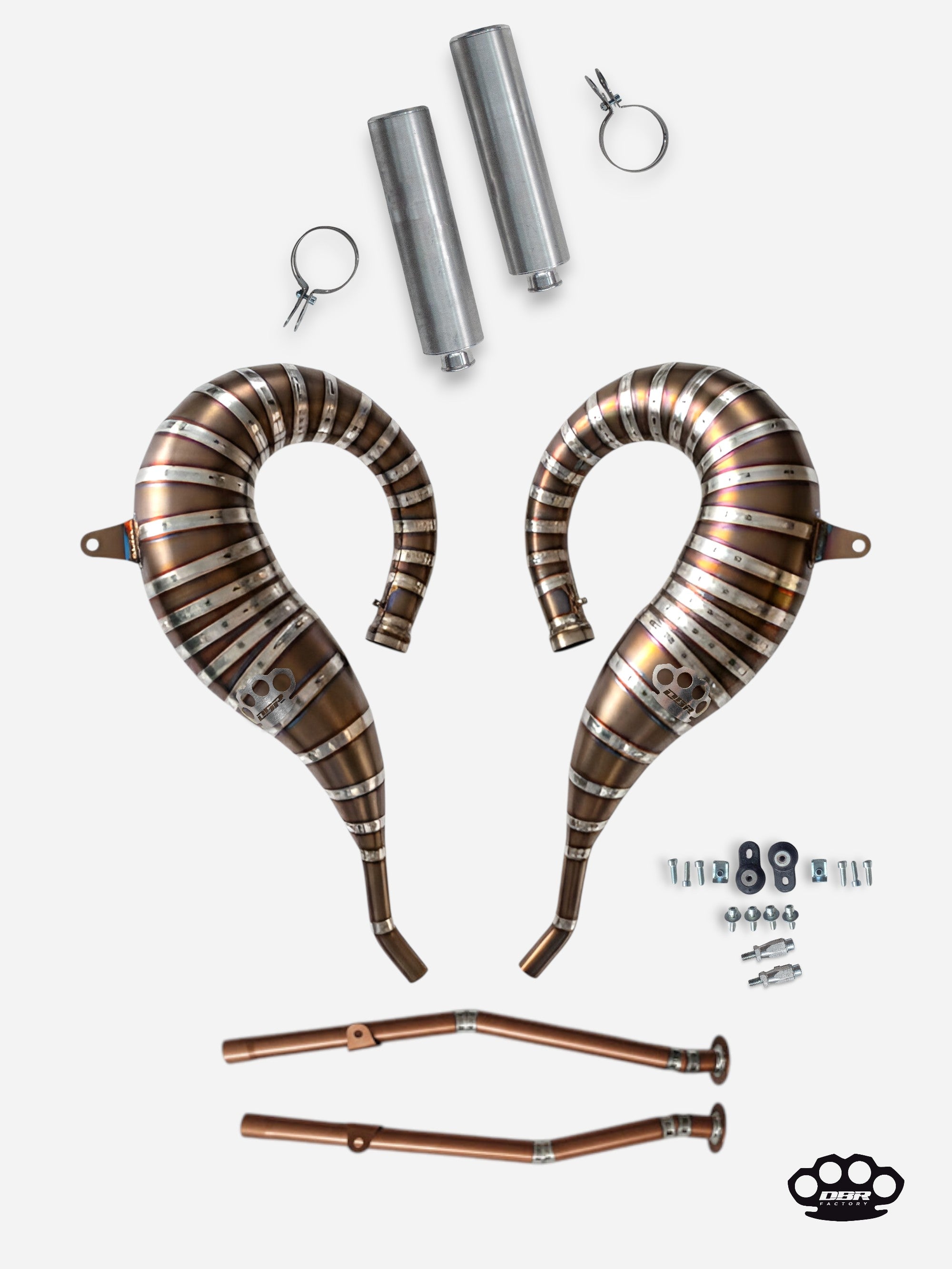 DBR Complete Titanium Exhaust for YAMAHA BANSHEE 350CC ATV 1988–2009