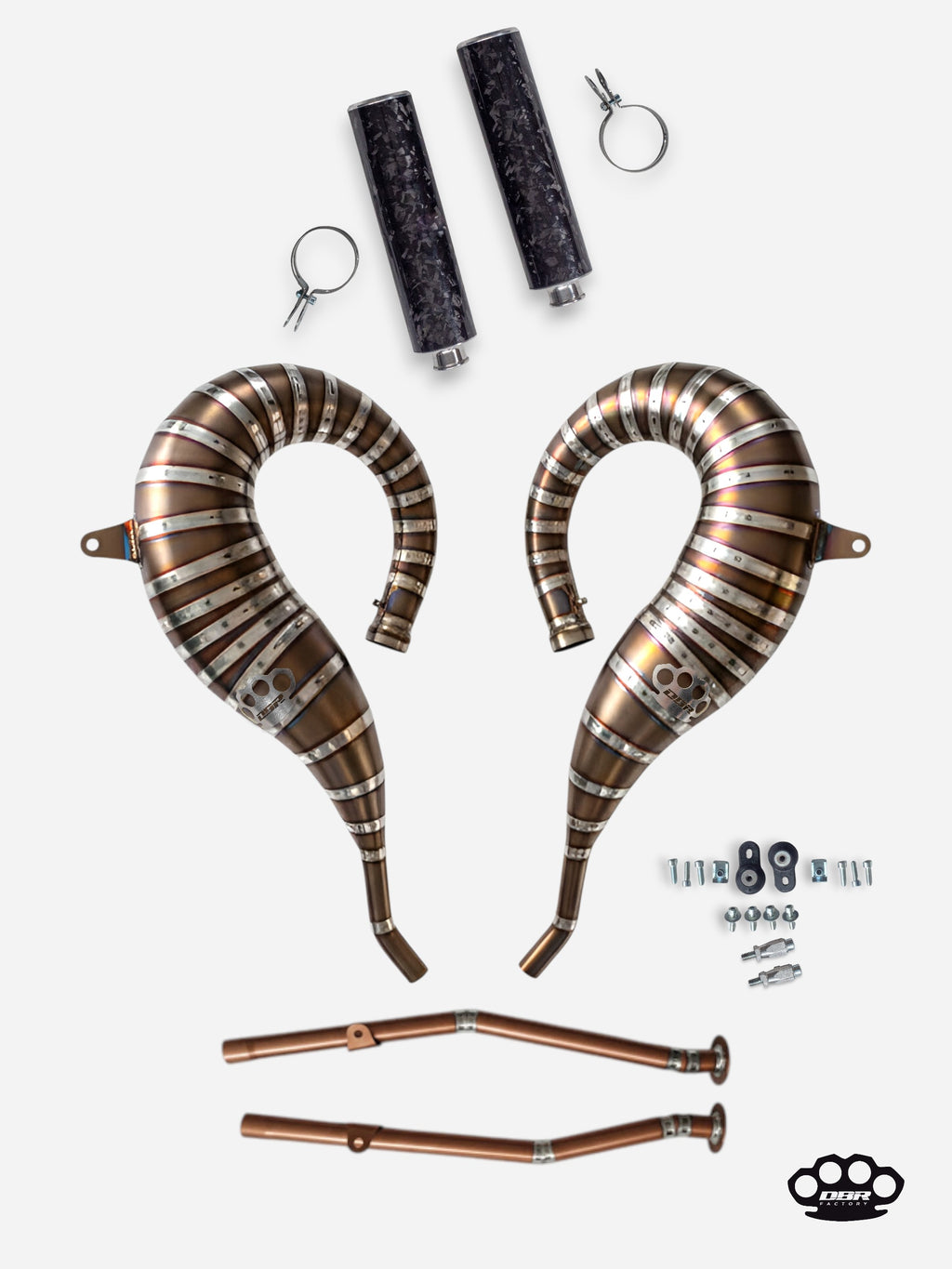 DBR Complete Titanium Exhaust for YAMAHA BANSHEE 350CC ATV 1988–2009