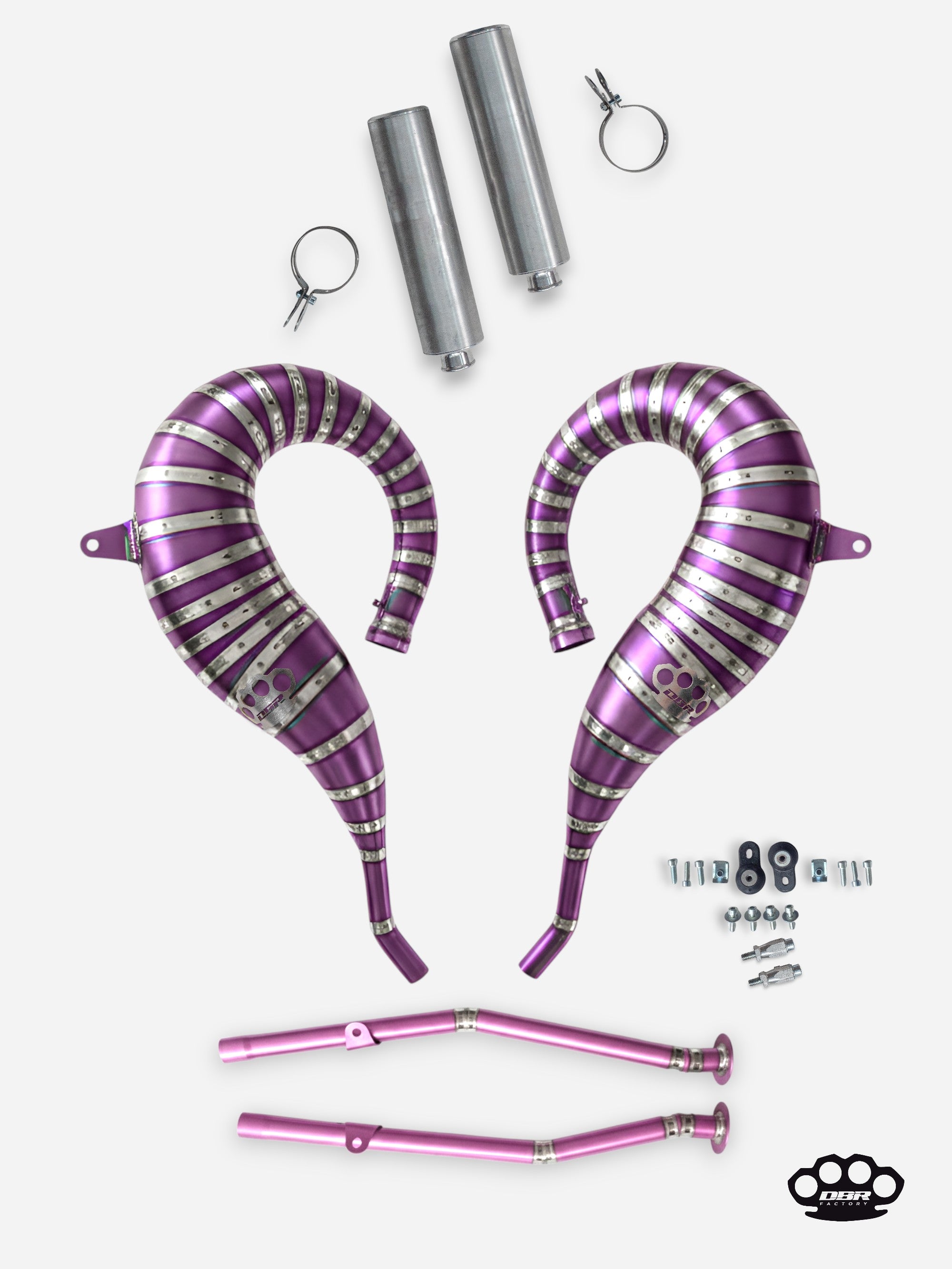 DBR Complete Titanium Exhaust for YAMAHA BANSHEE 350CC ATV 1988–2009