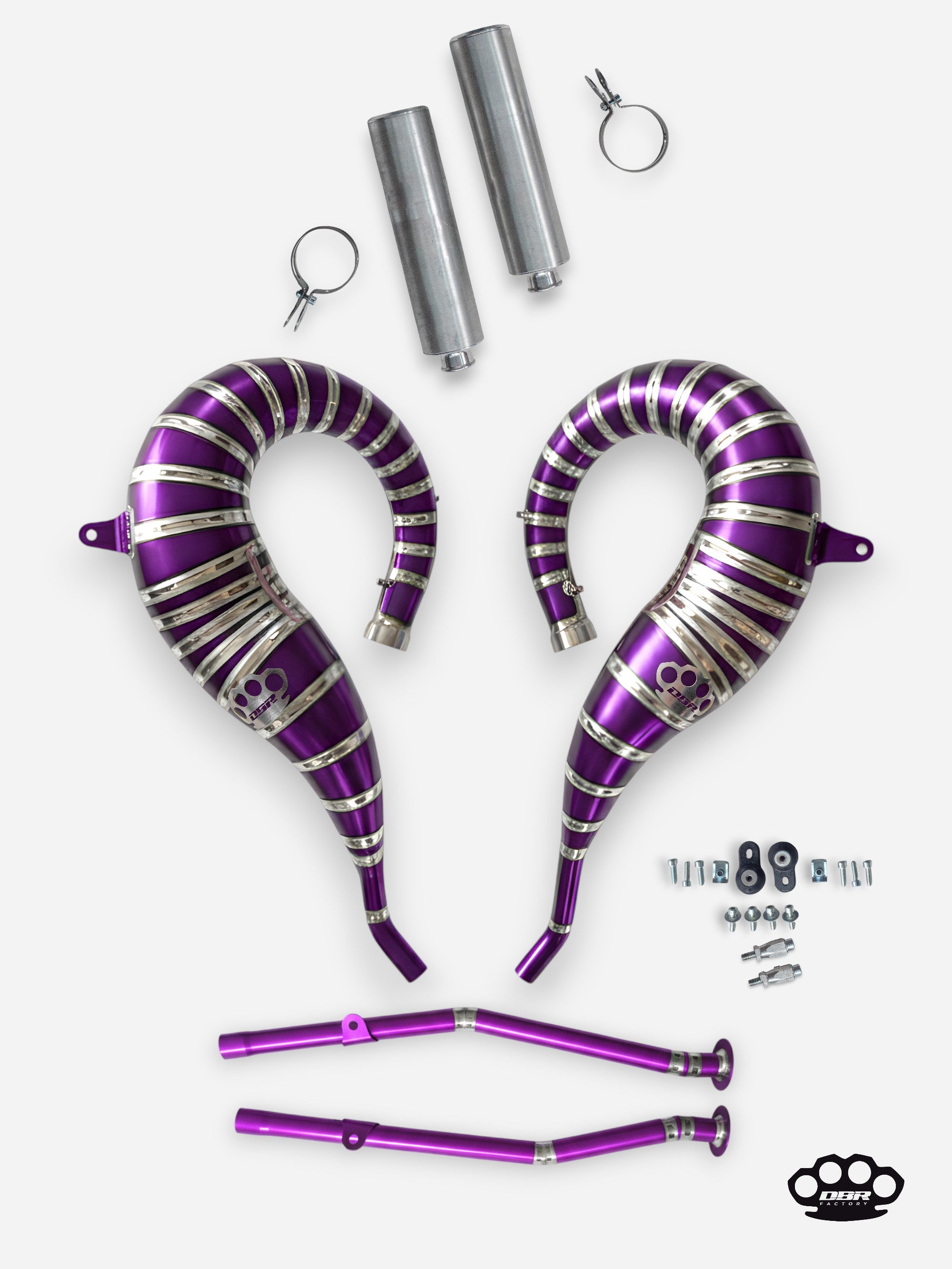 DBR Complete Titanium Exhaust for YAMAHA BANSHEE 350CC ATV 1988–2009