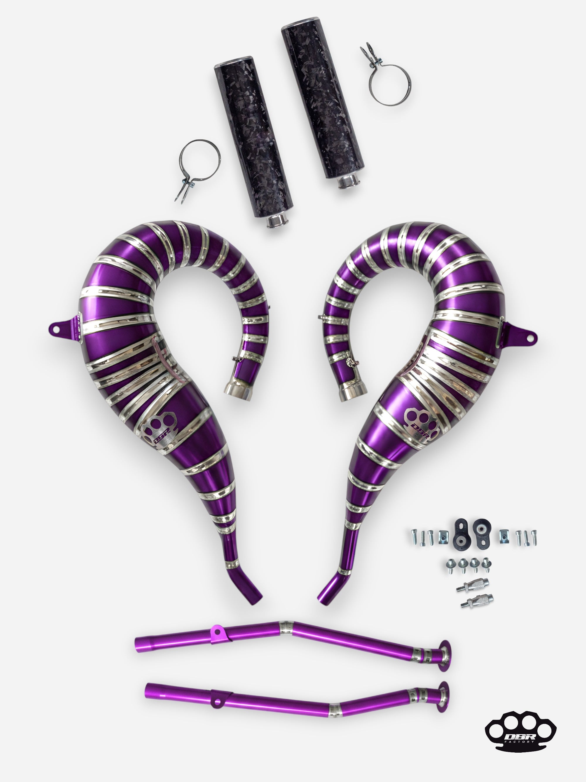 DBR Complete Titanium Exhaust for YAMAHA BANSHEE 350CC ATV 1988–2009