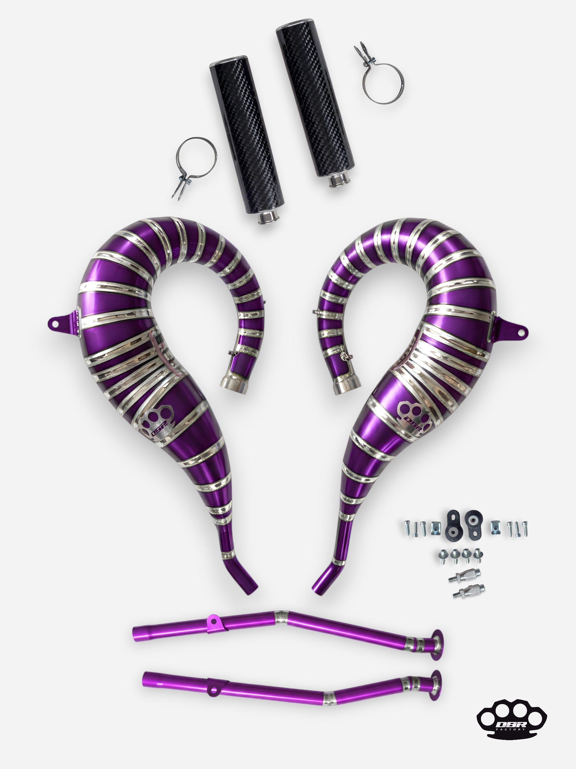 DBR Complete Titanium Exhaust for YAMAHA BANSHEE 350CC ATV 1988–2009