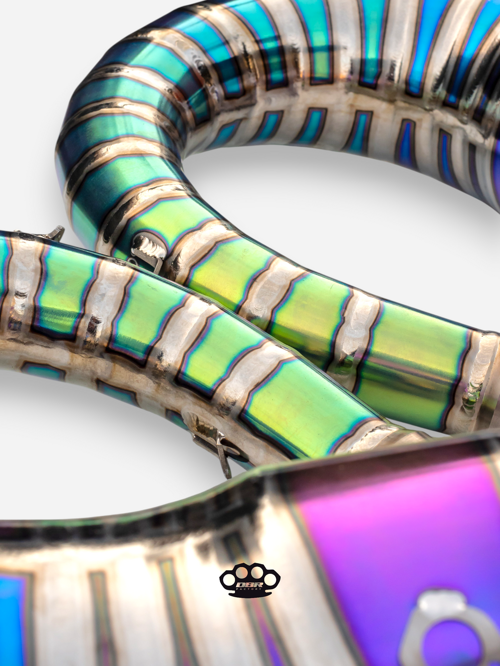 DBR Échappement Complet en Titane pour YAMAHA BANSHEE 350cc à 470cc ATV 1988–2009