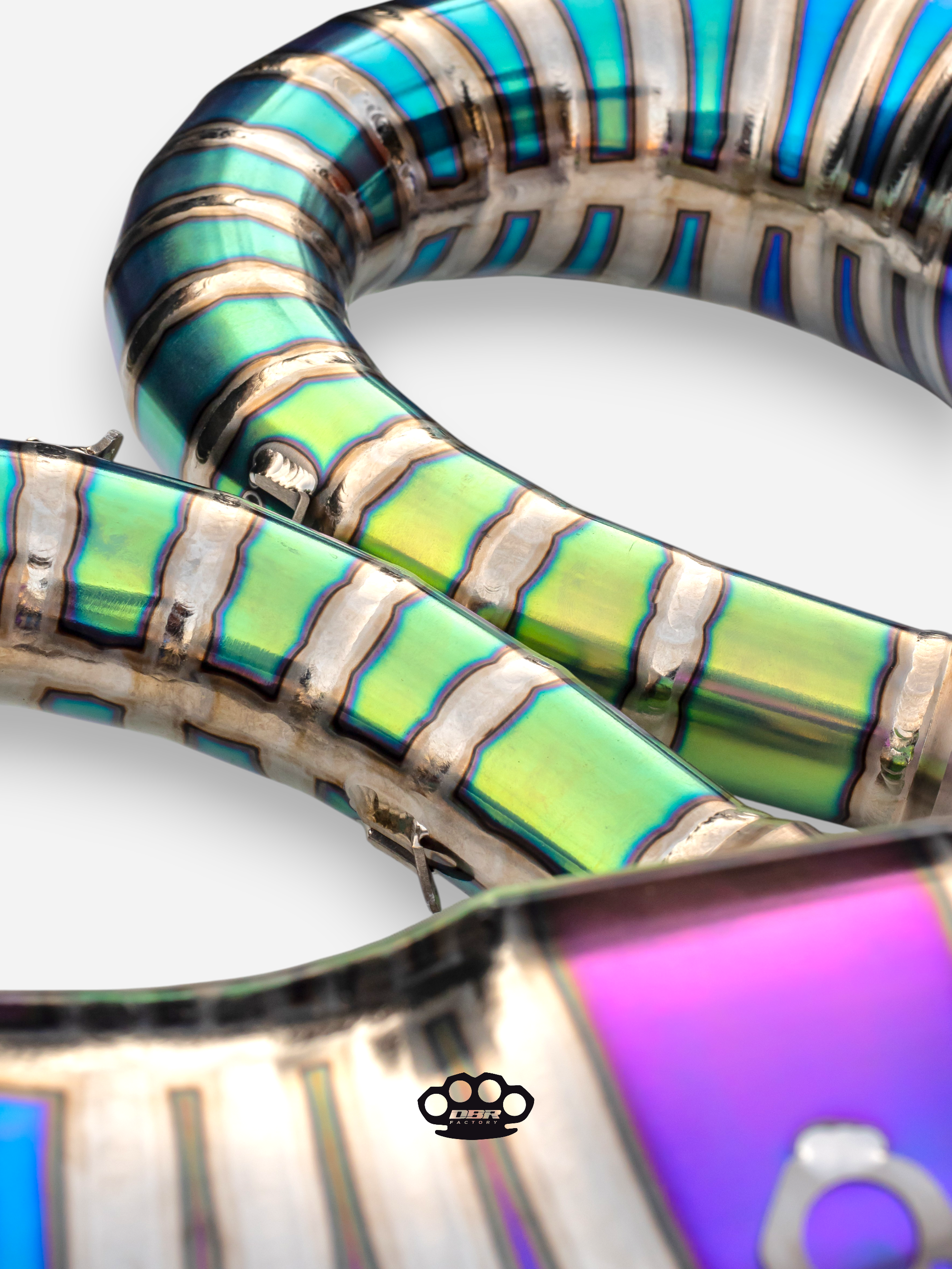 DBR Échappement Complet en Titane pour YAMAHA BANSHEE 350cc à 470cc ATV 1988–2009