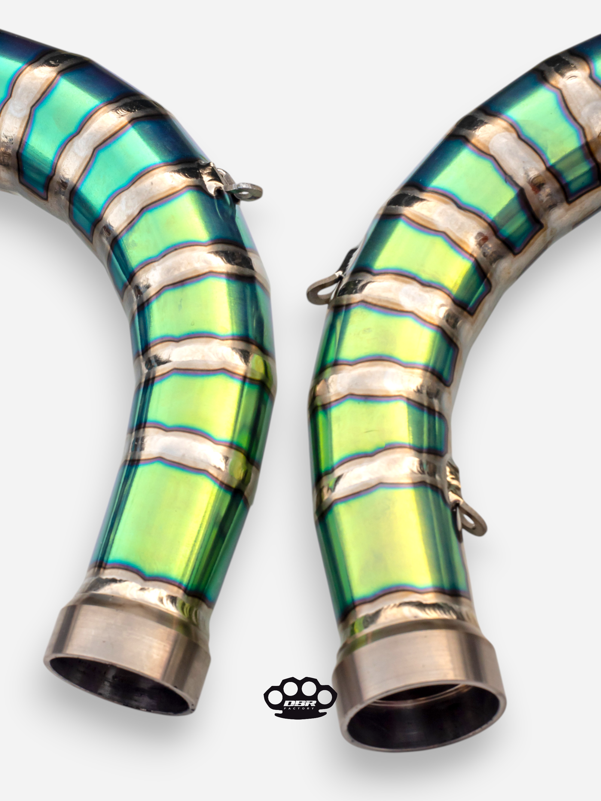 DBR Échappement Complet en Titane pour YAMAHA BANSHEE 350cc à 470cc ATV 1988–2009