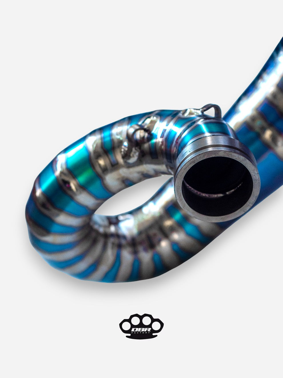 DBR Échappement Tout-Terrain 250/300cc Haut Titane
