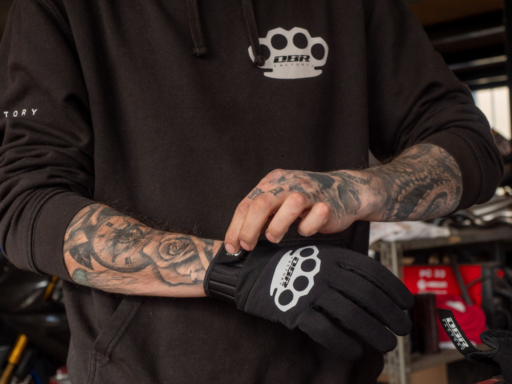 DBR Winter Touch Pro - Gants de moto d'hiver en néoprène