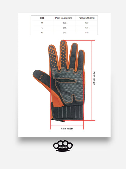 DBR Winter Touch Pro - Gants de moto d'hiver en néoprène