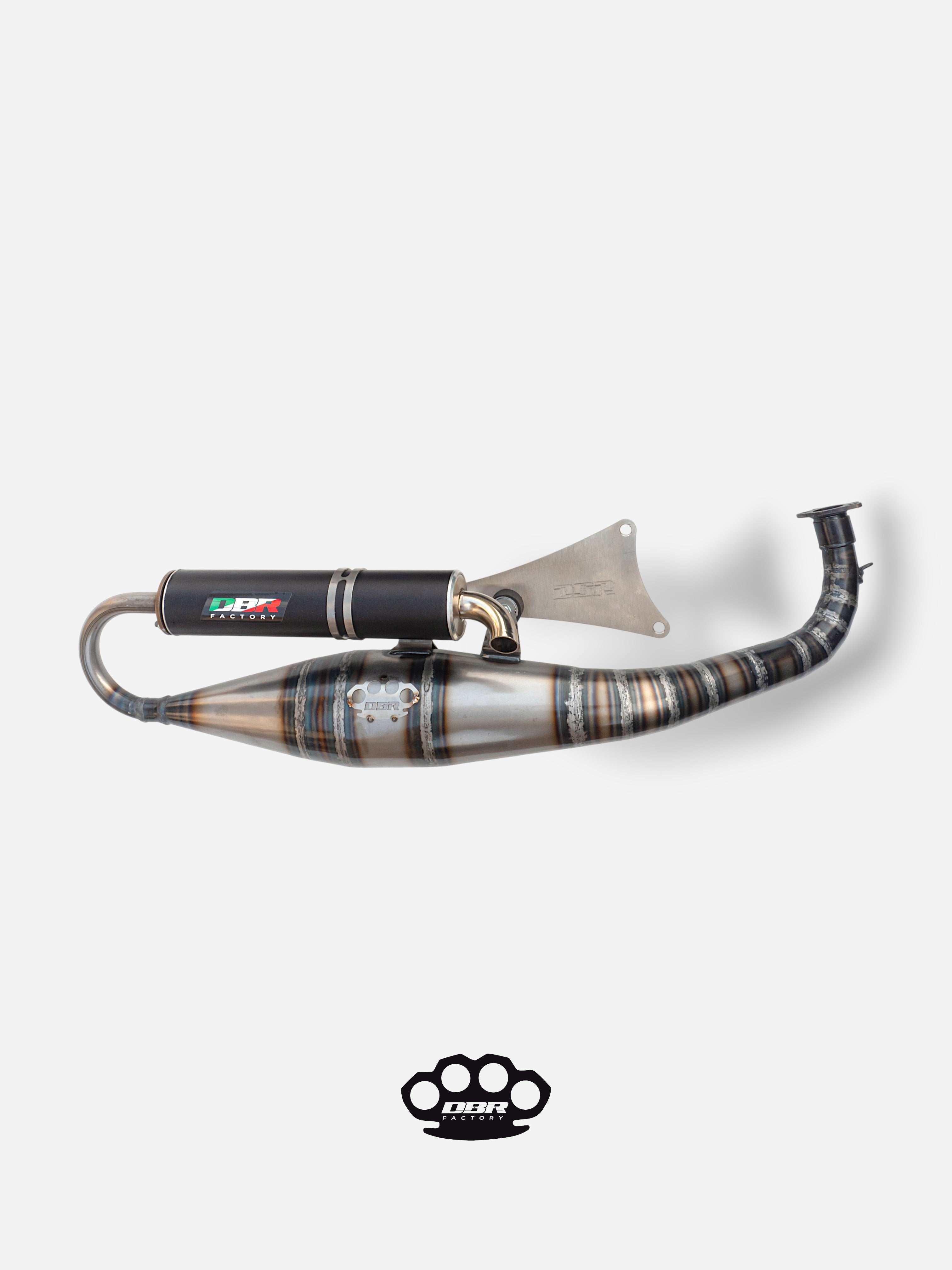 Marmitta DBR Minarelli Orizzontale - Scarico Intermedio 70cc - DBR Factory