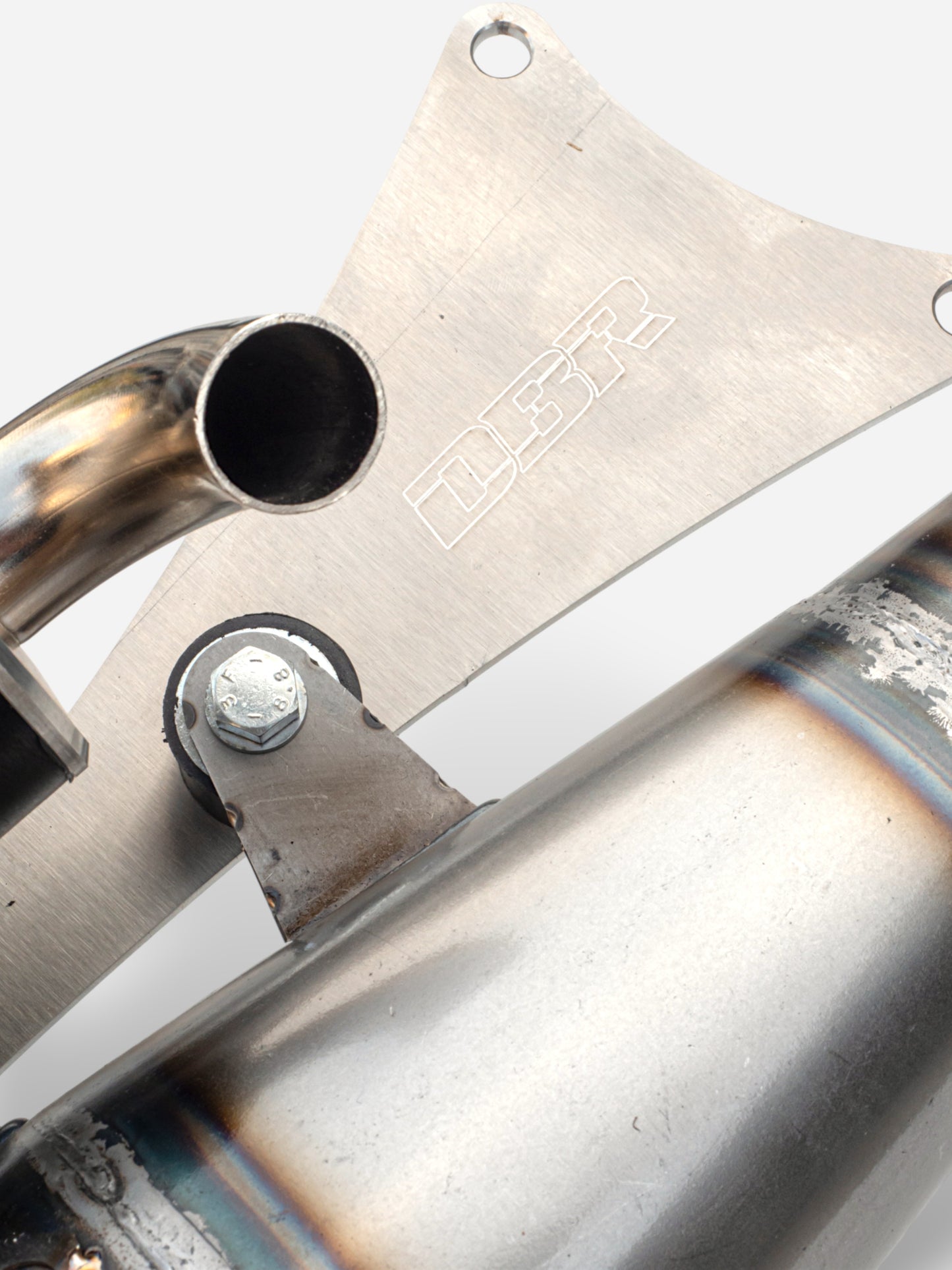 DBR Minarelli Horizontal Exhaust - Intermediate Exhaust 70cc