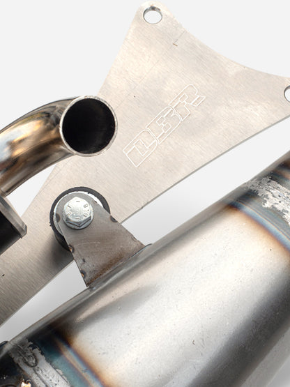DBR Minarelli Horizontal Exhaust - Intermediate Exhaust 70cc