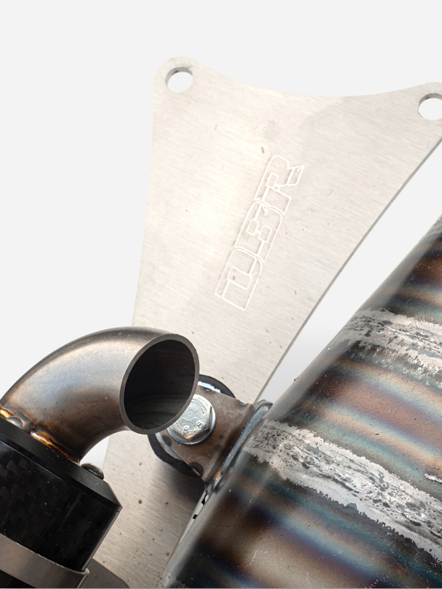 DBR Minarelli Horizontal Exhaust - Trofeo 70-89cc Exhaust