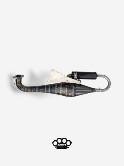 DBR Minarelli Horizontal Exhaust - Trofeo 70-89cc Exhaust