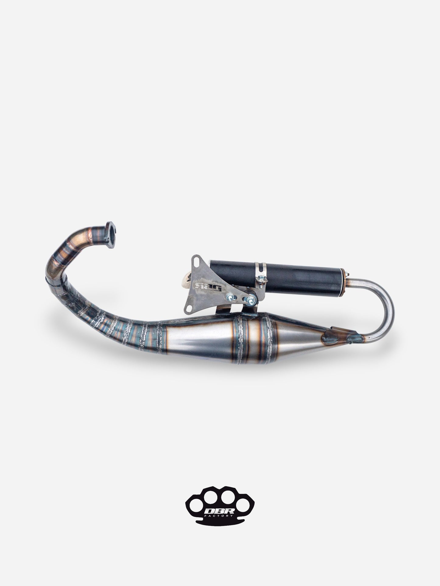 Marmitta DBR Minarelli Verticale Base - MBK Booster Spirit, Next Generation et Stunt - Yamaha Zuma et Slider