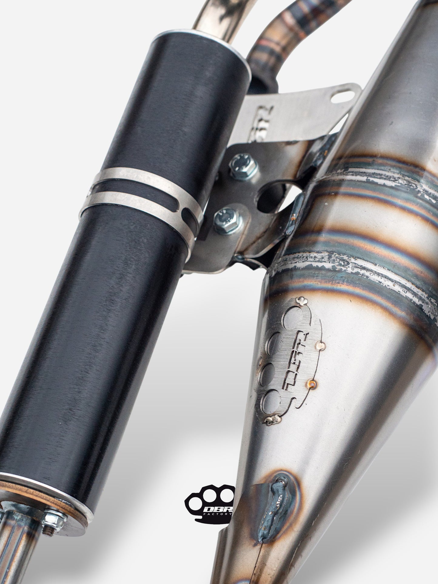 Marmitta DBR Minarelli Verticale Base - MBK Booster Spirit, Next Generation et Stunt - Yamaha Zuma et Slider