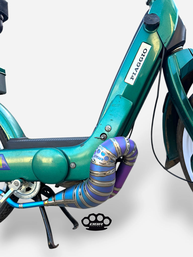 DBR Silencieux Titane Wyvern Multicolore - Vespa et Gilera