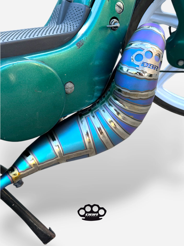 DBR Silencieux Titane Wyvern Multicolore - Vespa et Gilera
