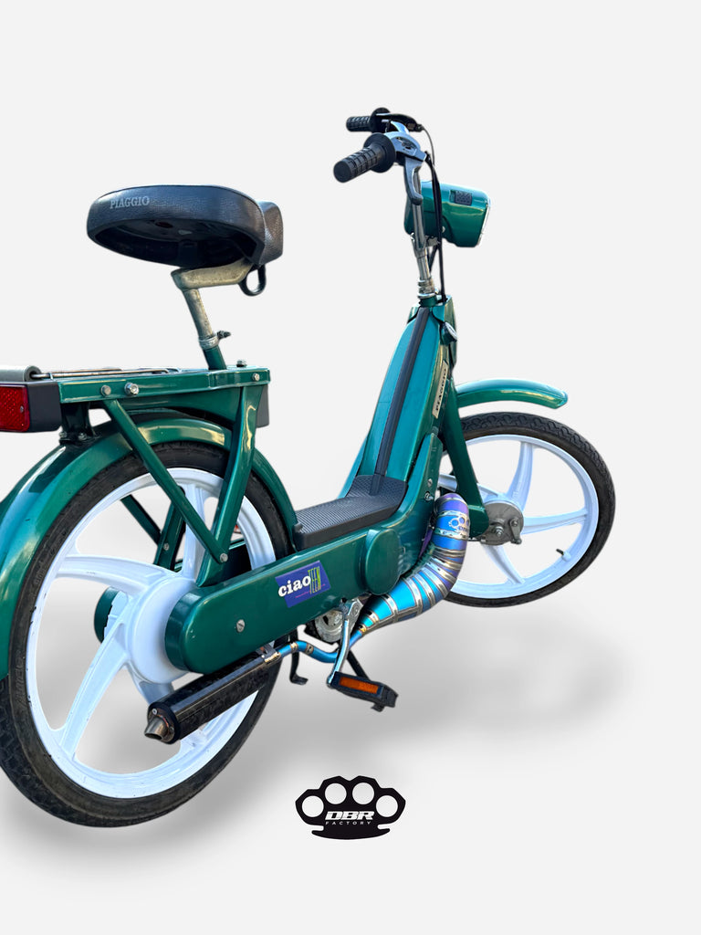 DBR Silencieux Titane Wyvern Multicolore - Vespa et Gilera