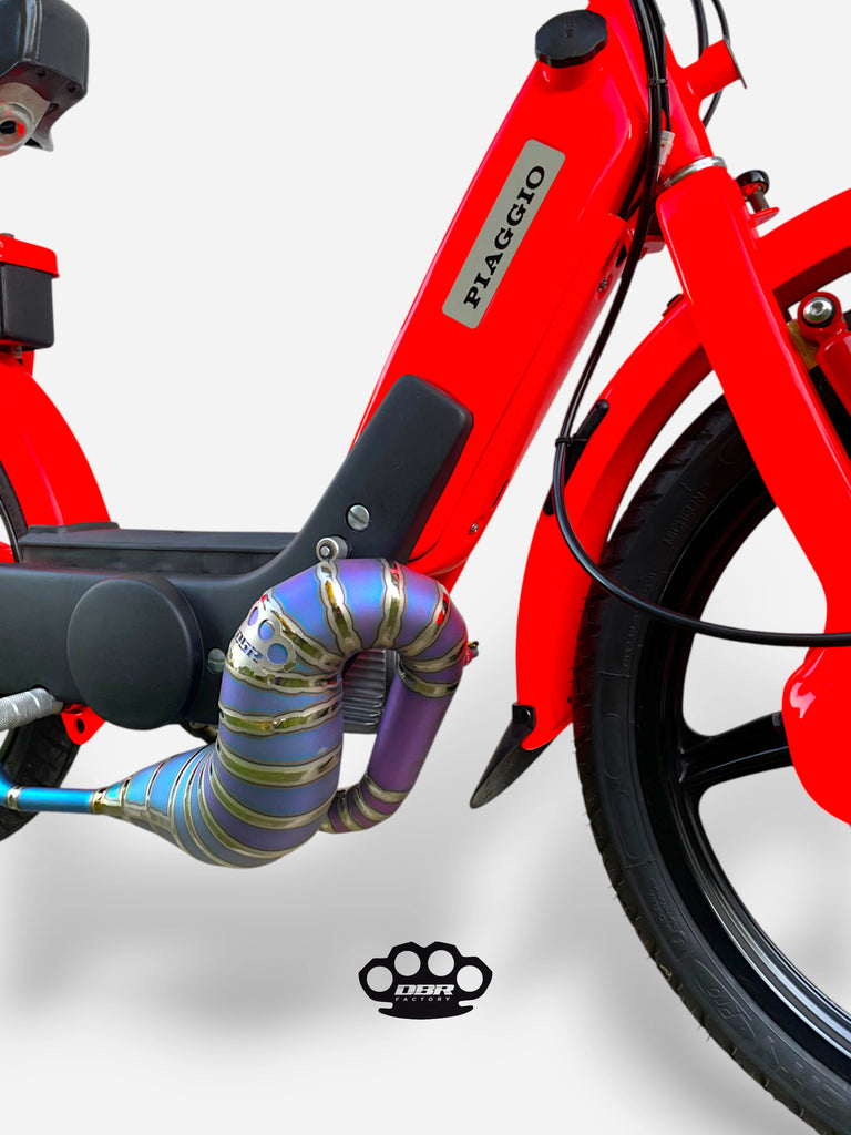 DBR Silencieux Titane Wyvern Multicolore - Vespa et Gilera