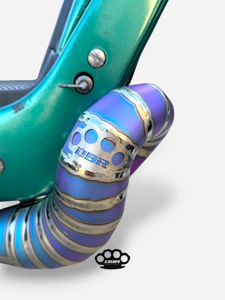 DBR Silencieux Titane Wyvern Multicolore - Vespa et Gilera