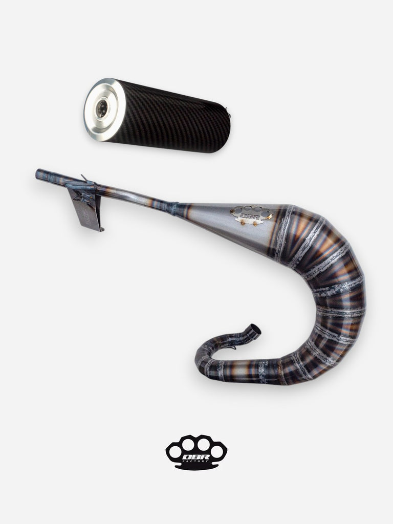 Marmitta DBR MX - Scarico Moped - DBR Factory