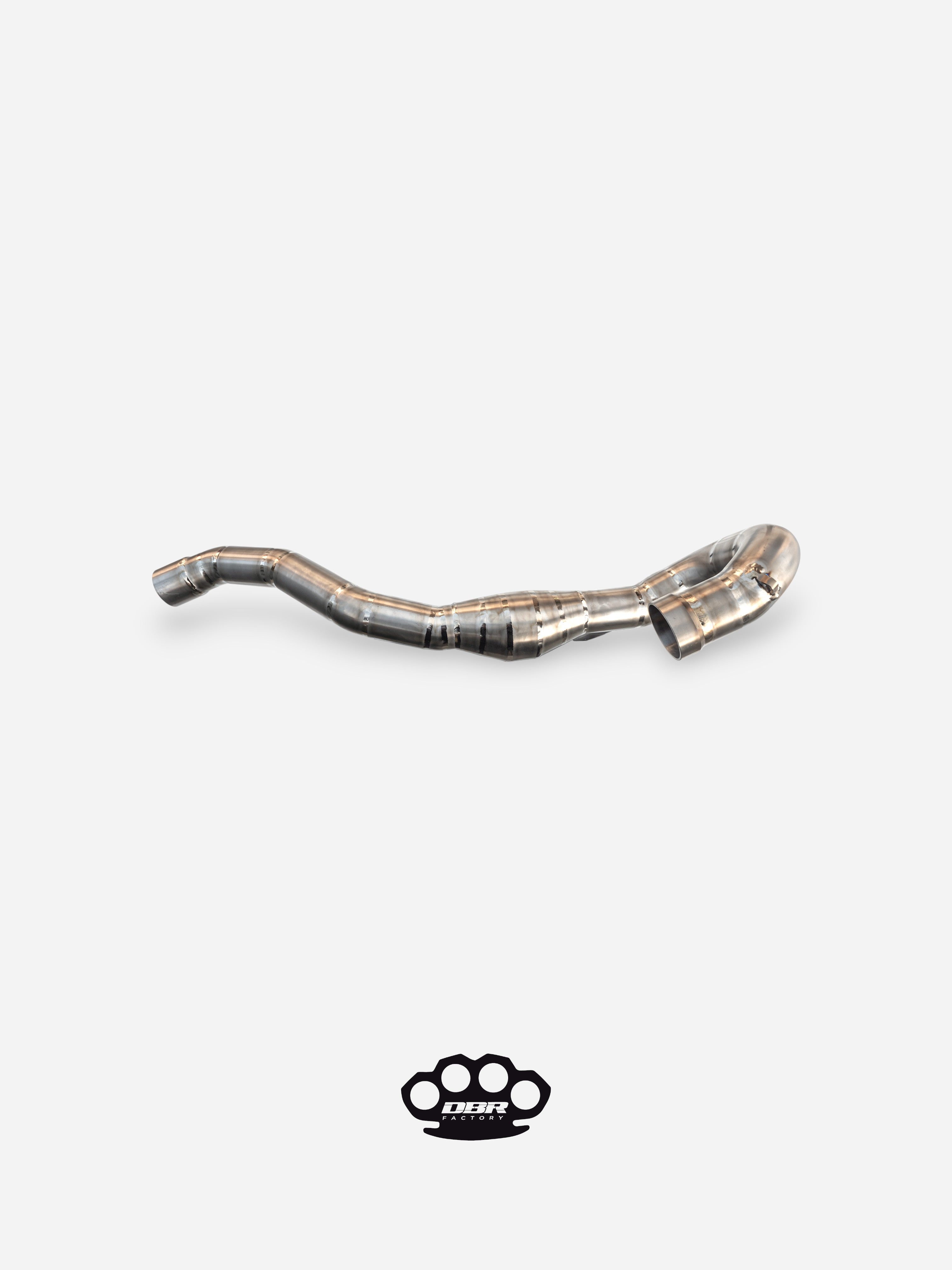 Collecteur d'Échappement DBR 4T Titane - KTM 450-530 (2008-2016), Husqvarna 450 FE/FC (2014-2016), Husaberg 450 FE/FC (2009-2014)