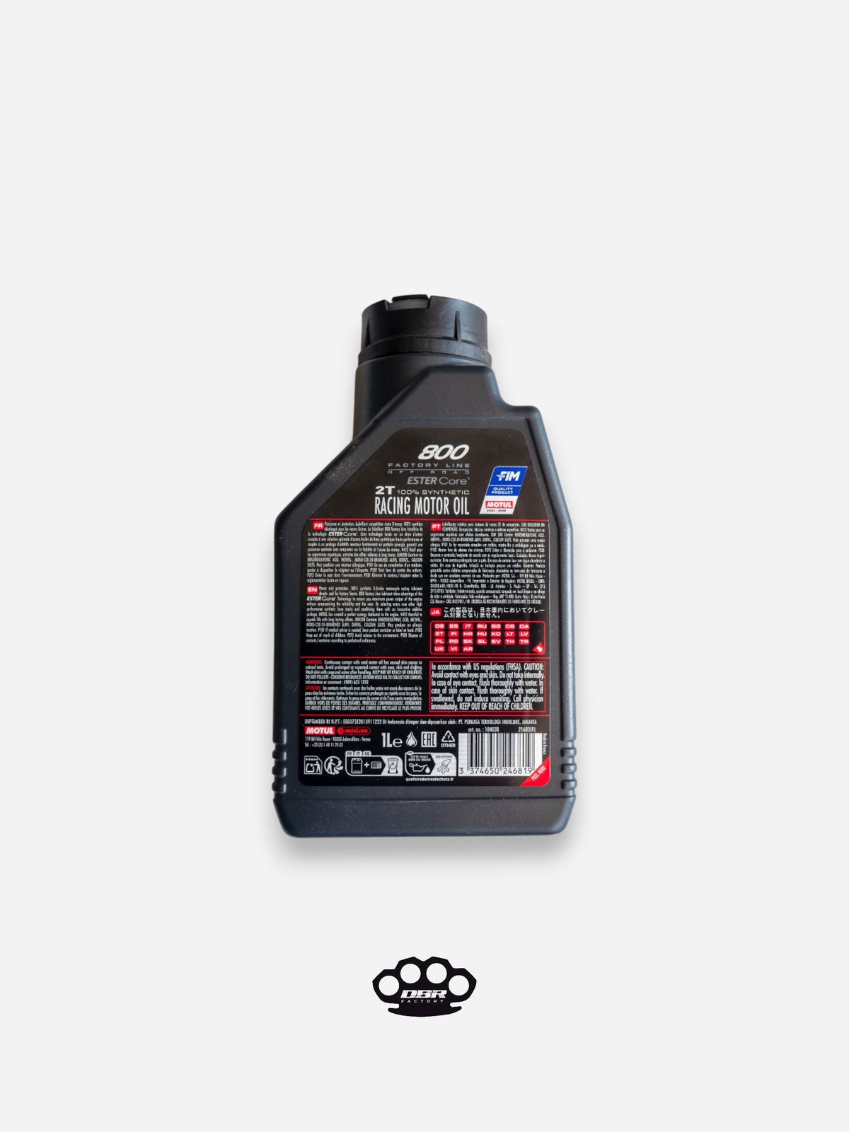 Huile moteur tout-terrain 1L 2T MOTUL 104038 800