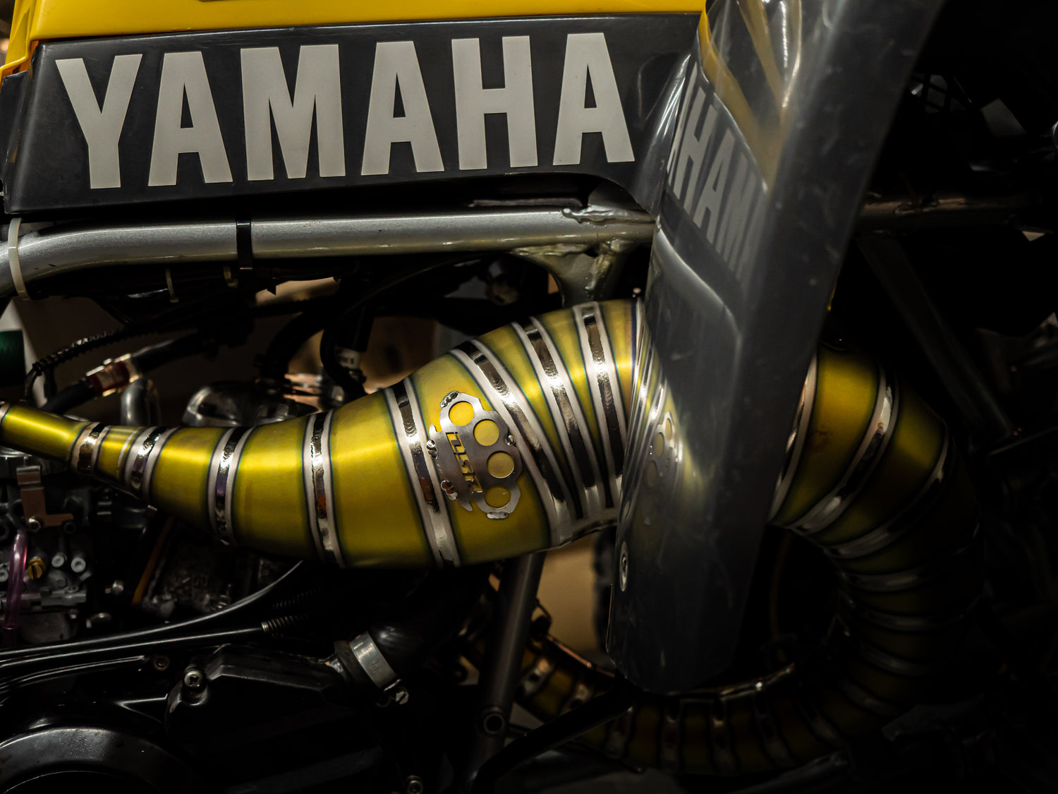 DBR Échappement Titane pour YAMAHA BANSHEE Big Bore 525cc 1988–2009